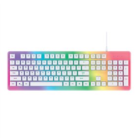 Forever USB Wired Keyboard Rainbow FKB-8005