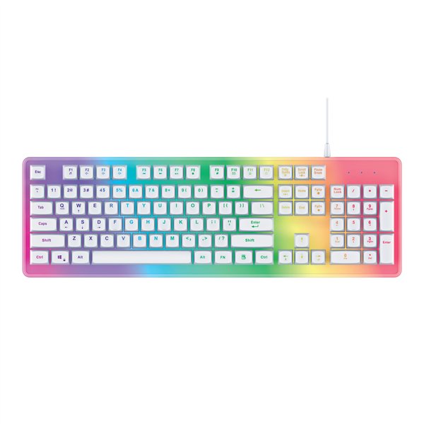 Forever USB Wired Keyboard Rainbow FKB-8005