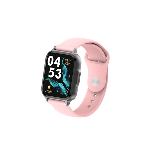 Smartwatch Forever SW-115 lite square SPACE GRAY/PINK