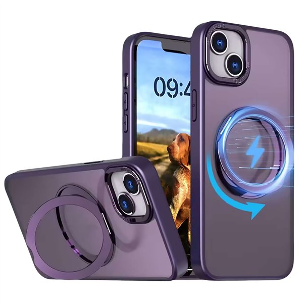 Mag Ring Rotating case for iPhone 13 6,1&quot purple