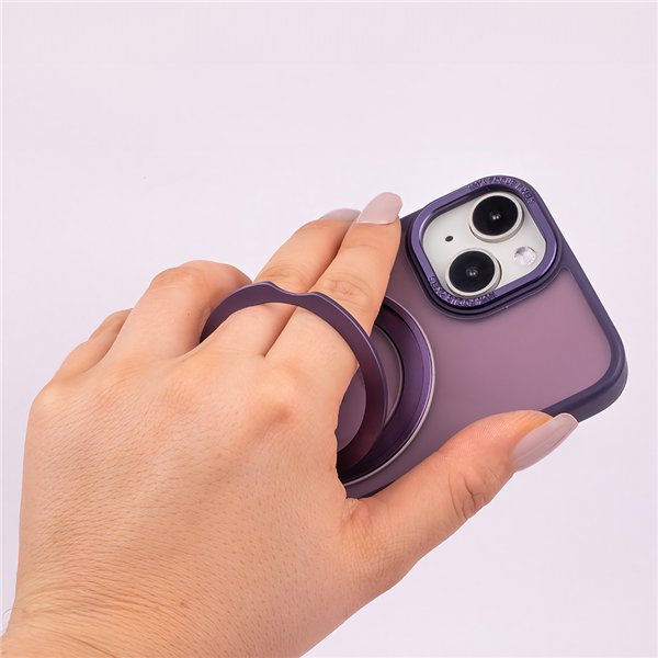 Mag Ring Rotating case for iPhone 13 6,1&quot purple