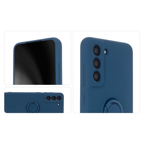 Finger Ring Case for Samsung Galaxy S21 FE blue