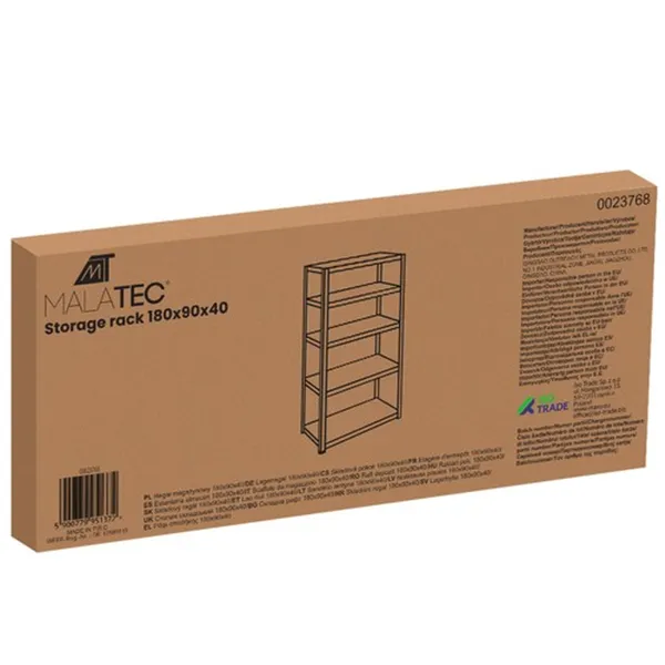 Noliktavas plaukts 180x90x40 Malatec 23768