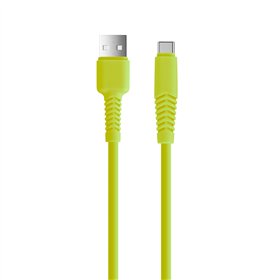 Setty cable USB - USB-C 1,5 m 2,4A KSA-C-1.52.411 lime