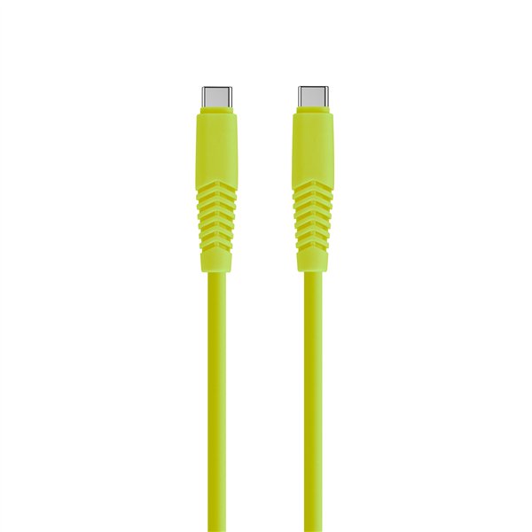 Setty cable USB-C - USB-C 1,5 m 20W KSC-C-1.52011 lime