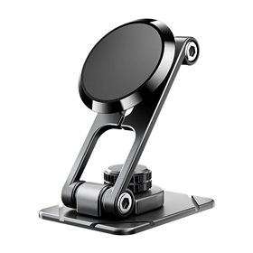 Setty magnetic car windshield holder round clear black QUSM-S-RC-01