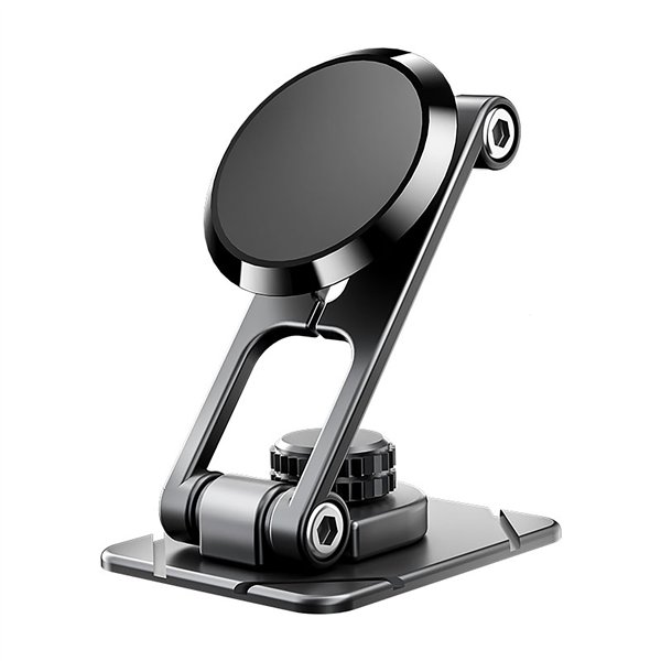 Setty magnetic car windshield holder round clear black QUSM-S-RC-01