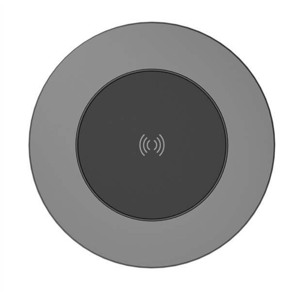 Setty Recycling inductive charger 15W LED silver QRLI-15-LD-07