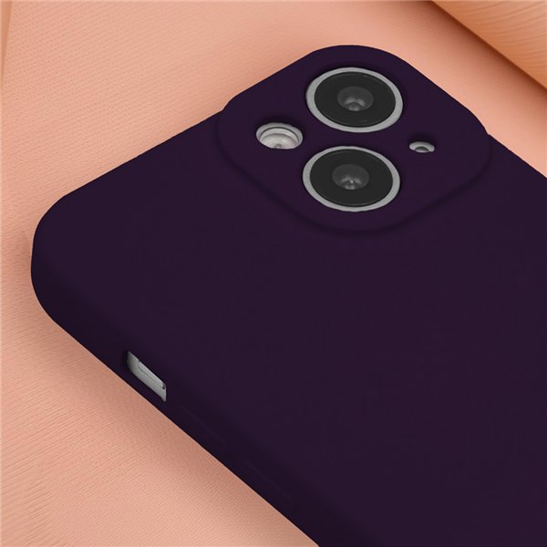 Silicon case for iPhone 16 Pro Max 6,9&quot plum
