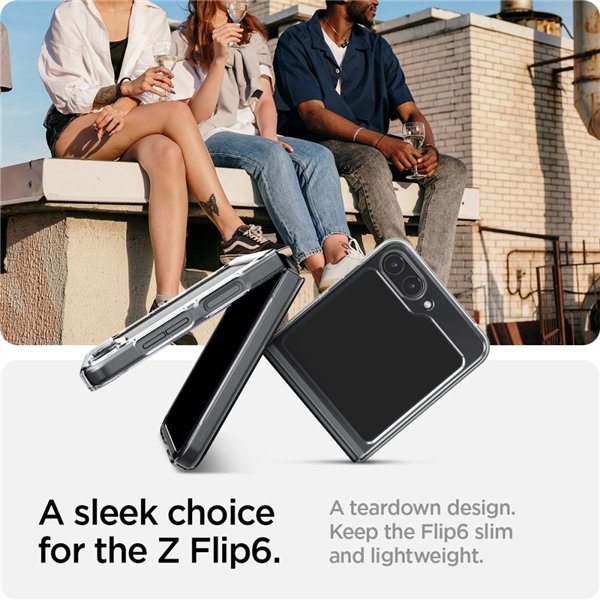 Spigen AirSkin Galaxy Z Flip 6 / 7 FE crystal clear