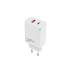 Maxlife MXTC-09-45AC GaN PD QC charger 1x USB-C 1x USB 45W white