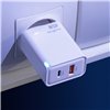 Maxlife MXTC-09-45AC GaN PD QC charger 1x USB-C 1x USB 45W white