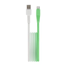 Setty cable USB - USB-C 1,5 m 3A KGA-C-1.5320 mint-white gradient