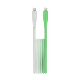 Setty cable USB-C - USB-C 1,5 m 3A KGC-C-1.5320 mint-white gradient