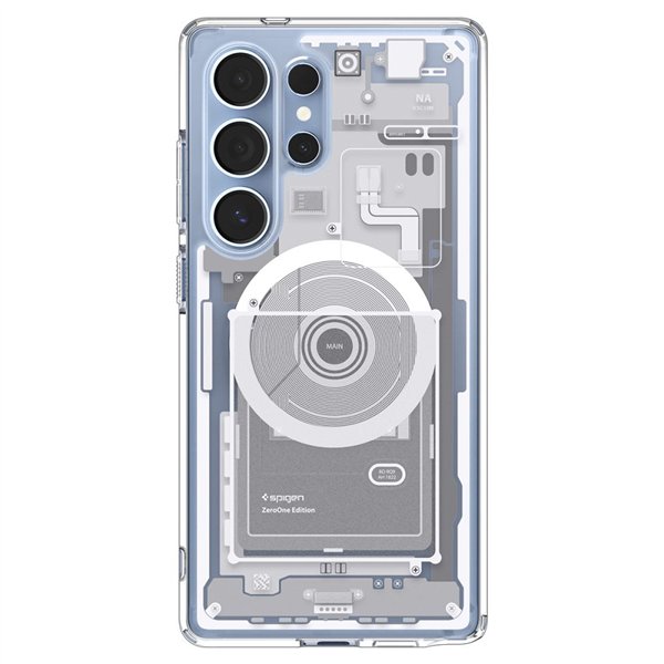 Чехол Spigen Ultra Hybrid MagSafe для Samsung Galaxy S25 Ultra Zero One White