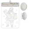 3D LED vitražas - Kalėdų Senelis