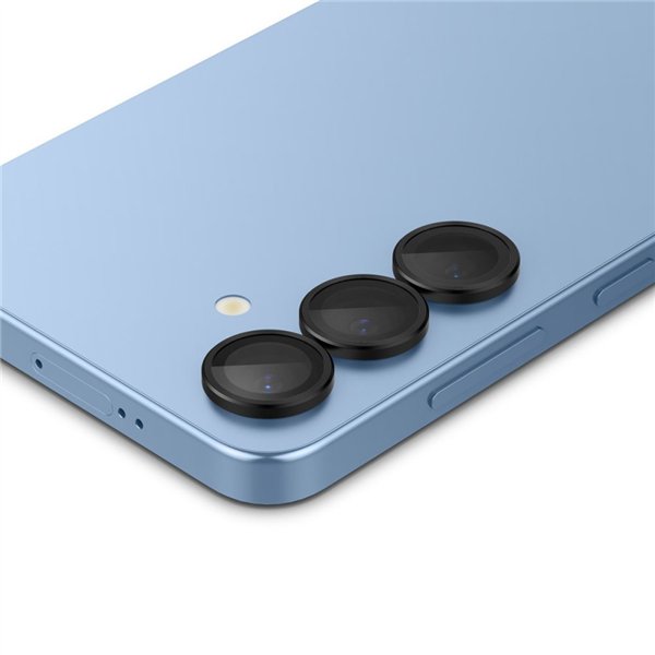 Защитные стекла Spigen Optik Pro Glas.Tr &quotEz Fit&quot Camera Protector, 2 шт. для Samsung Galaxy S25, черные