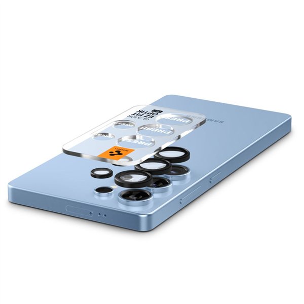 Spigen Optik Pro Glas.Tr "Ez Fit" -kamerasuoja 2 kpl Samsung Galaxy S25 Ultralle, musta