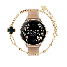 Forever smartwatch SB-306 Velora rosegold with Verona bracelet