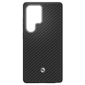 Samsung Enzo Aramid Case for Samsung Galaxy S25 Ultra Black-Silver