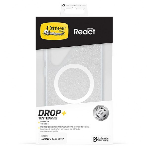 „Samsung React Magnetic“ dėklas, skirtas „Samsung Galaxy S25 Ultra Starlight Dust“