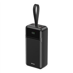 BWOO 65W power bank 30000 mAh 2x USB-A, 1 x USB-C with LCD display, black