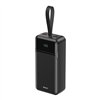 BWOO 65W power bank 30000 mAh 2x USB-A, 1 x USB-C with LCD display, black