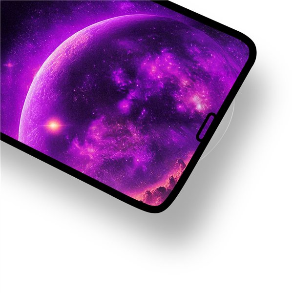 Tempered glass 9D for iPhone 17 Air black frame 10in1