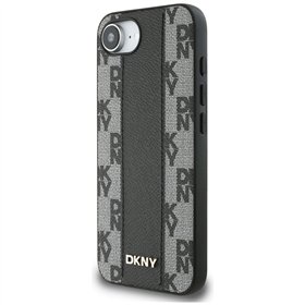 Guess HC MagSafe PU Checkered Pattern case for iPhone 16e Black