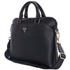Guess Computer Bag Grained PU Zipper Pocket & Triangle Logo for 15" Laptop Black