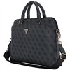 Guess Computer Bag 4G Zipper Pocket & Triangle Logo for 15&quot Laptop Black
