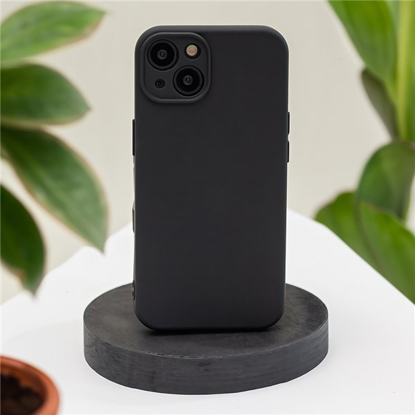 Silicon case for Xiaomi Redmi Note 14s 4G black