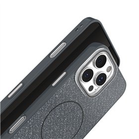 Glitter Thin Mag case for iPhone 16e black