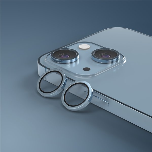 Etteri camera lens protector for iPhone 14 / 14 Plus blue