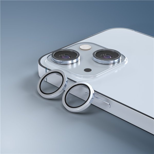 Etteri camera lens protector for iPhone 15 / 15 Plus blue