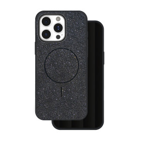 Glitter Thin Mag case for iPhone 17 Air 6,6&quot black