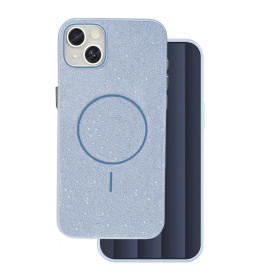 Glitter Thin Mag case for iPhone 17 Pro Max 6,9&quot blue