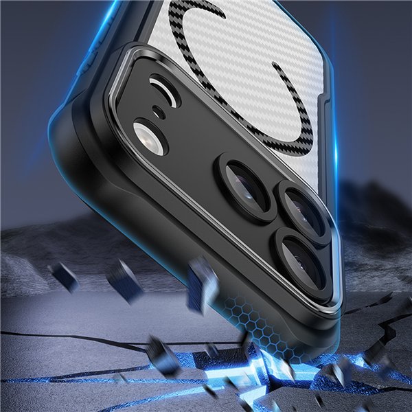 Defender Carbon Mag case for iPhone 17 Pro 6,3&quot black