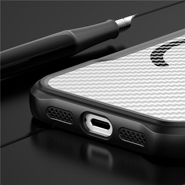 Defender Carbon Mag case for iPhone 17 Pro Max 6,9&quot black