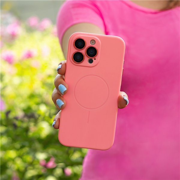 Ultra Trendy Vivid Thin Mag case for iPhone 15 Pro 6,1&quot pink
