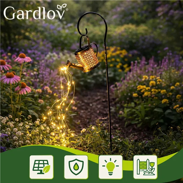 Солнечный садовый светильник - Gardlov 23846 лейка