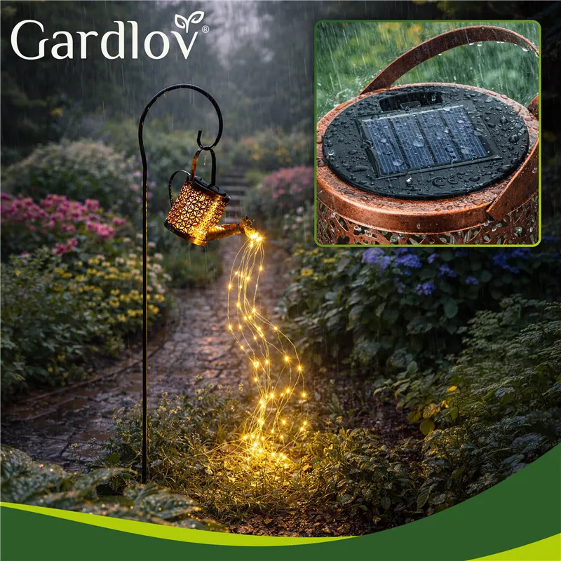 Солнечный садовый светильник - Gardlov 23846 лейка
