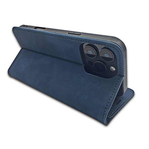 Smart Suede case for iPhone 17 Air 6,6&quot navy blue