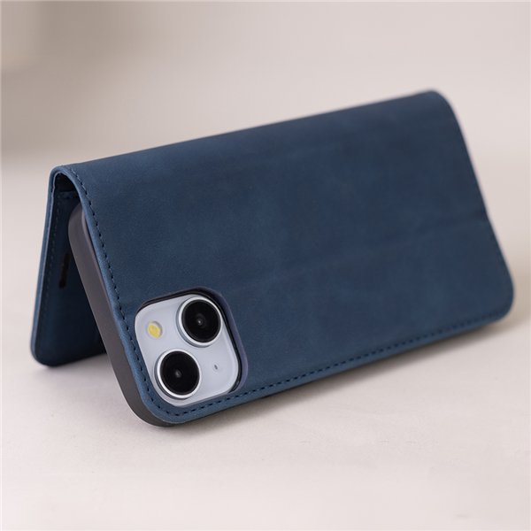 Smart Suede case for iPhone 17 Air 6,6&quot navy blue