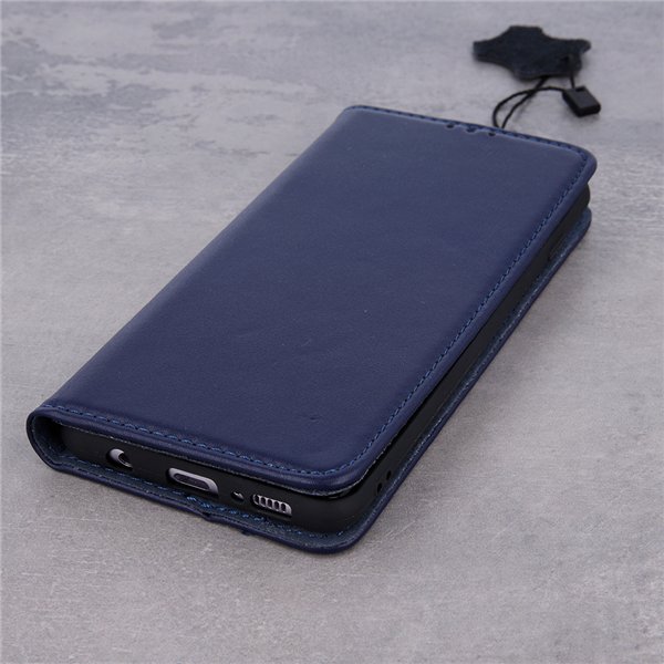 Genuine Leather Smart Pro for iPhone 17 Pro Max 6,9" navy blue
