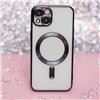 Color Chrome Mag case for iPhone 17 6,3" black