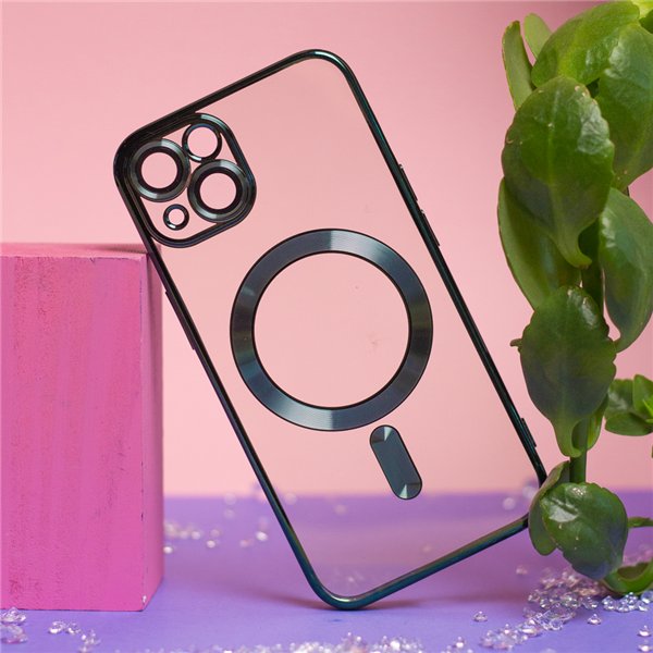 Color Chrome Mag case for iPhone 17 Pro Max 6,9&quot green