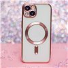 Color Chrome Mag case for iPhone 17 6,3" rose gold