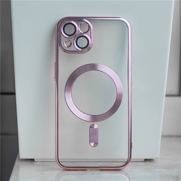 Color Chrome Mag case for iPhone 17 6,3&quot rose gold