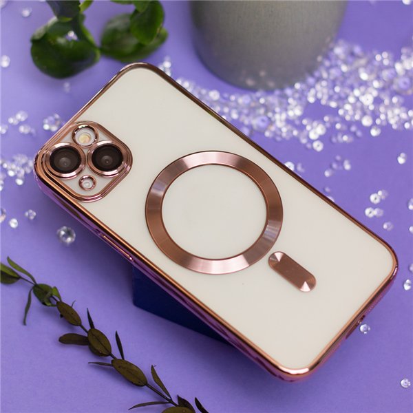 Color Chrome Mag case for iPhone 17 Pro Max 6,9&quot rose gold